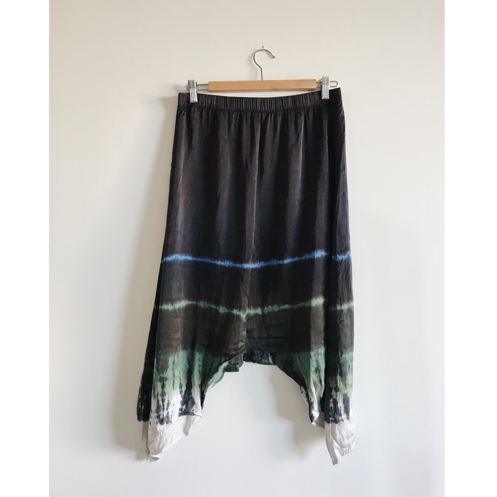 Raquel Allegra Printed Silk Pants